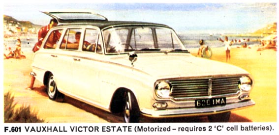 F601 VAUXHALL VICTOR ESTATE on a 1970 FROG catalog