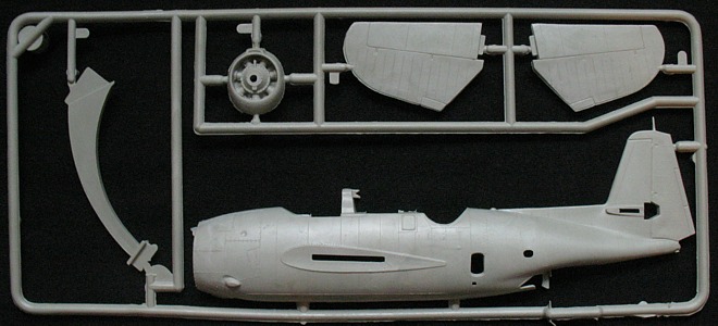 F244 1/72 TBF Avenger - kit parts