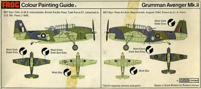 FROG 1/72 Grumman Avenger Mk.II