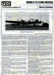 FROG 1/72 B-17E instruction sheet (PDF)
