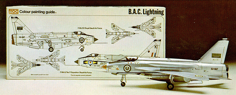 B.A.C. Lightning photo on a FROG catalog