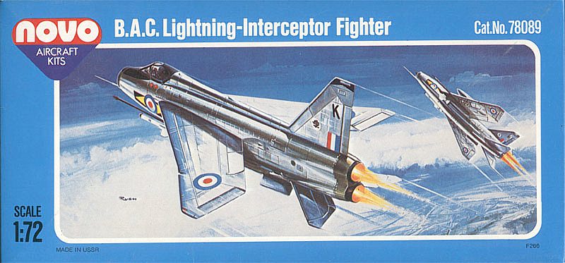 1/72 BAC Lightning F.Mk.6/53 - NOVO kit