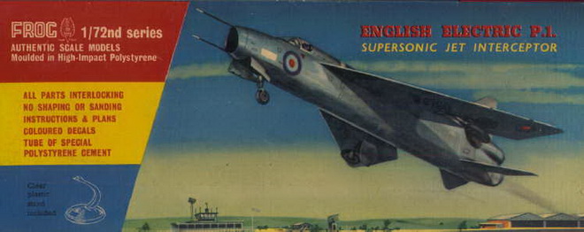 FROG 1/72 English Electric P.1