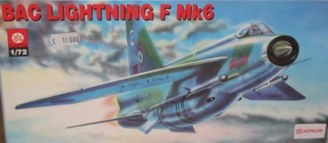 Plastyk 1/72 BAC Lightning F Mk6 