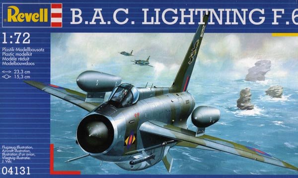 Донецкий BAC Lightning в коробке Revell