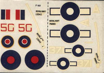 Fairey Barracuda Mk.II - NOVO decal sheet