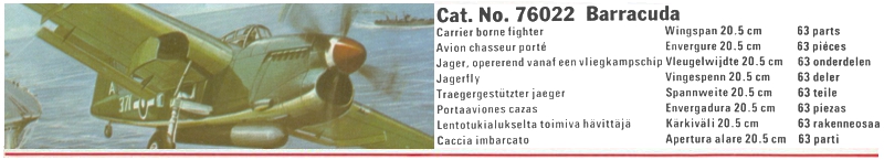 Cat. No. 76022 Barracuda - NOVO Catalog