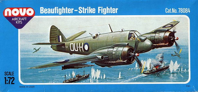 1/72 Bristol Beaufighter Mk.XXI - NOVO kit