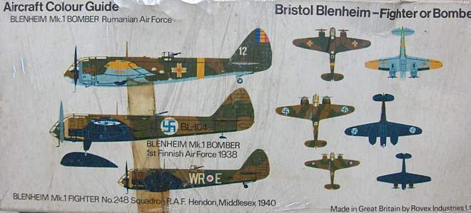 FROG 1/72 Bristol Blenheim Mk1 or Mk.1F
