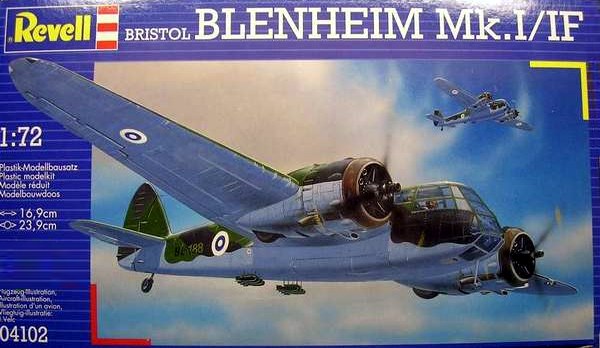 Revell 1/72 Bristol Blenheim Mk1/1F
