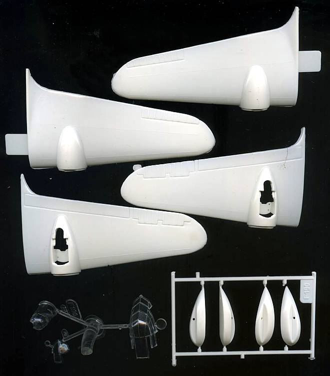 FROG 1/72 Bristol Blenheim Mk1/1F - detail parts