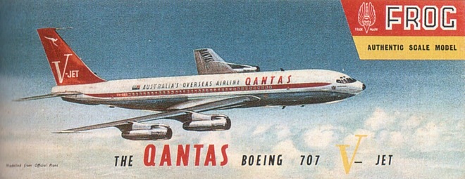 FROG 1/144  THE QUANTAS Boeing 707 V-JET