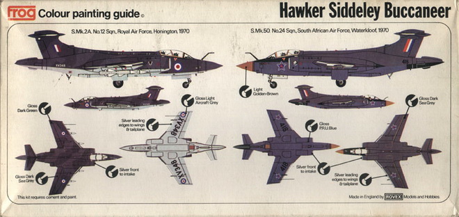 FROG 1/72 Hawker Siddeley Bucaneer