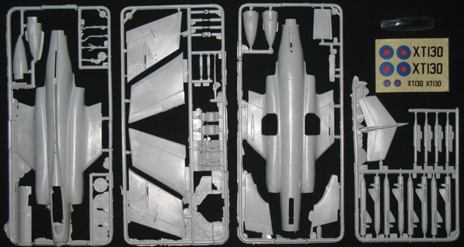 NOVO 1/72 Buccaneer S.Mk.2A or S.Mk.50 - detail of kit (click to enlarge)
