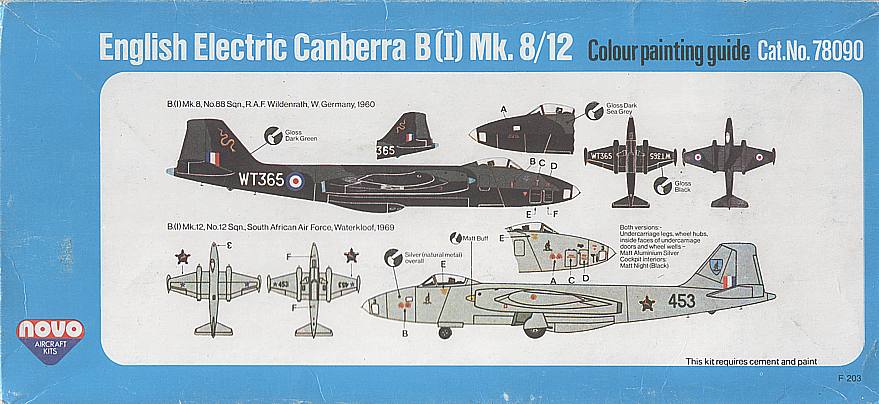 1/72 EE Canberra B(I) Mk. 8/12 модель НОВО