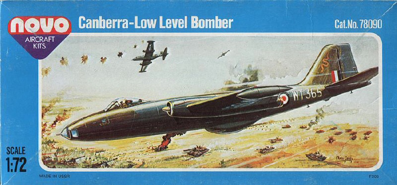 1/72 EE Canberra B(I) Mk. 8/12 - NOVO kit