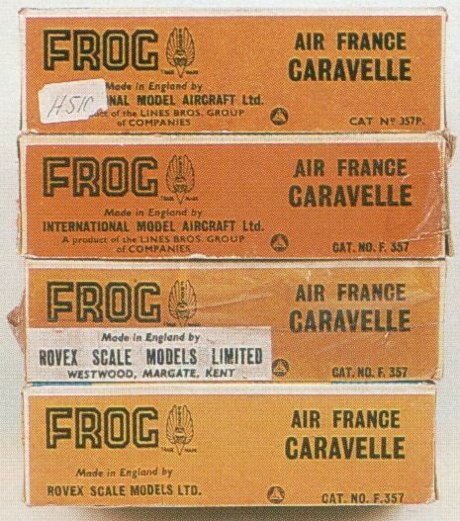 Frog 4 box of Caravelle kits