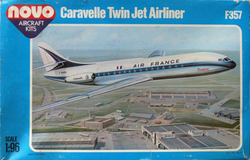 NOVO 1/96 Caravelle Twin Jet Airliner