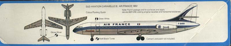 1/96 SUD Aviation Caravelle IIL (Air France) - NOVO kit