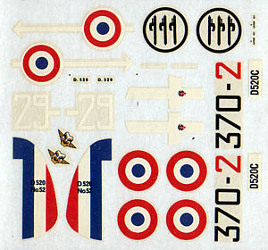 D.520 - decal of NOVO kit