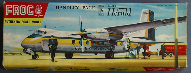 FROG 1/72 Handley Page Dart Herald (Jersey Airlines)