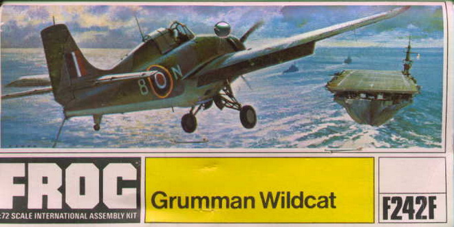 FROG F242F 1/72 Grumman Wildcat - bagged