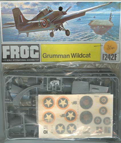 FROG 1/72 Grumman Wildcat - bagged kit