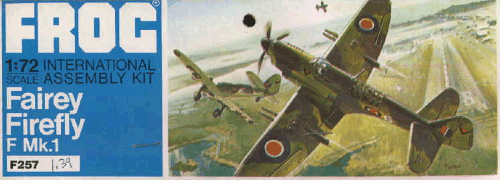 FROG 1/72 Fairey Firefly Mk.1 - bagged kit