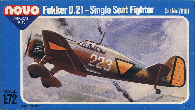 1/72 Fokker D.21 - NOVO kit