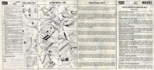 FROG 1/72 Gloster Gladiator Mk.II - instruction sheet