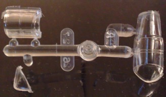 FROG 1/72 Gloster Gladiator Mk.II - clear parts