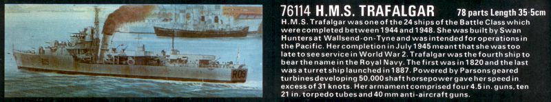 H.M.S. Trafalgar в каталоге NOVO