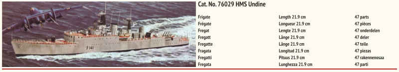 Cat. No. 76029 HMS Undine - NOVO Catalog