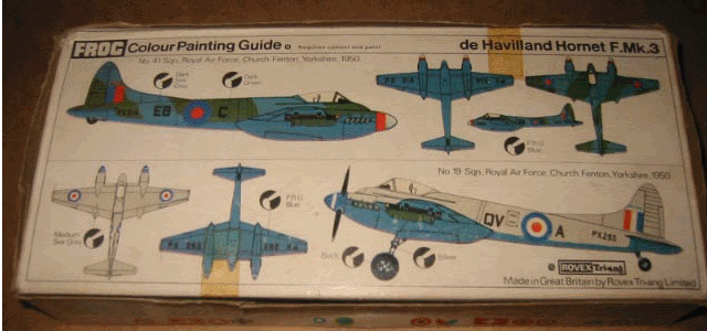FROG 1/72 de Havilland Hornet F. Mk.3