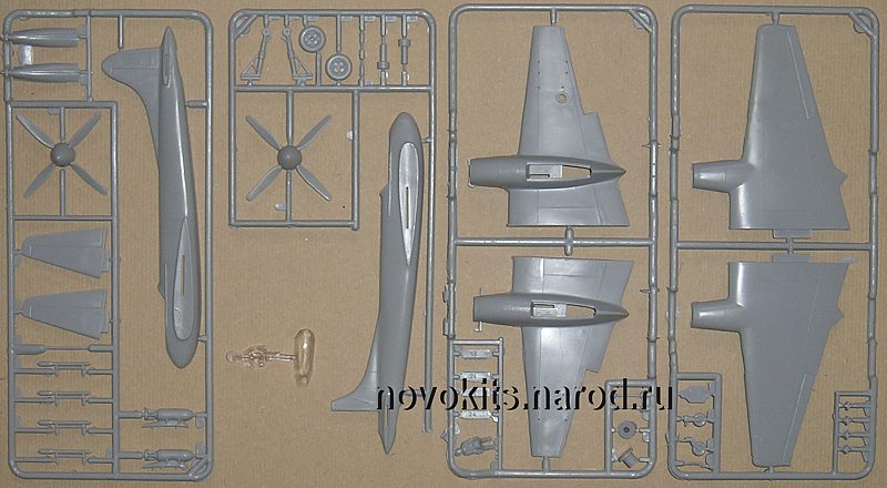 NOVO 1/72 D.H. Hornet F. Mk.3  - детали модели