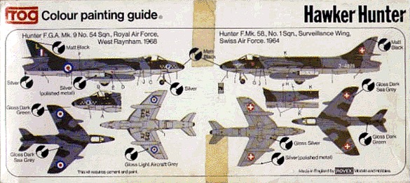 FROG 1/72 Hawker Hunter