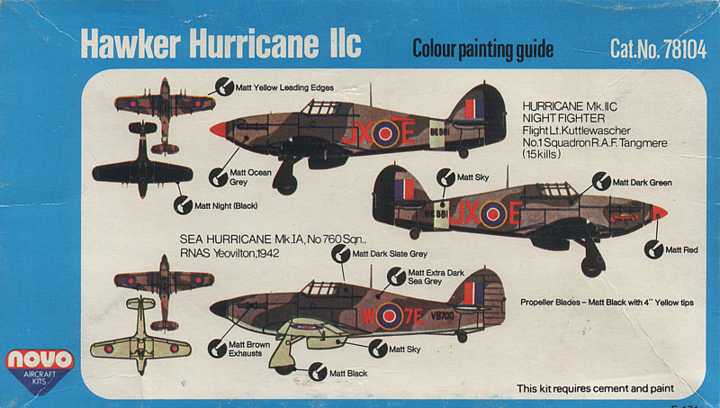 NOVO 1/72 Hawker Hurricane Mk. II C / Sea Hurricane Mk.IA