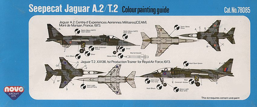 SEPECAT Ягуар A.2/T.2 - модель НОВО