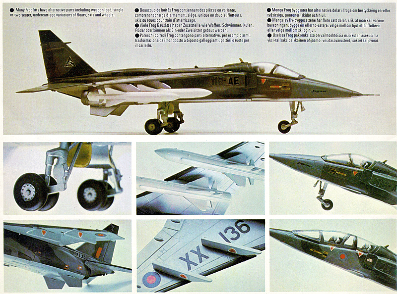 SEPECAT Jaguar A.2/T.2 photo from FROG catalog