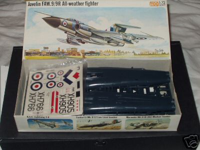 FROG 1/72 Gloster Javelin FAW.9/9R модель ФРОГ