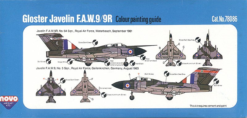 1/72 Gloster Javelin F.A.W. 9/9R - модель НОВО