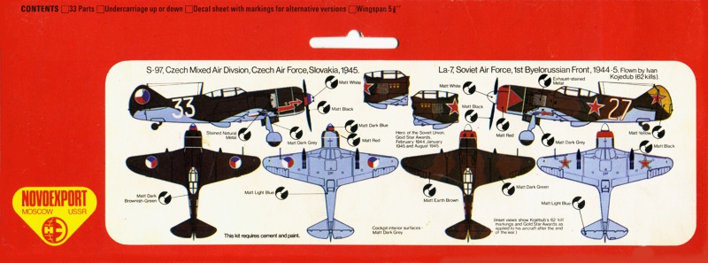 НОВОЭКСПОРТ 1/72 Лавочкин Ла-7