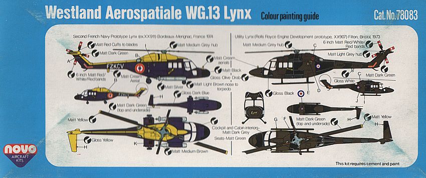 NOVO 1/72 Westland Aerospatiale WG.13 Lynx
