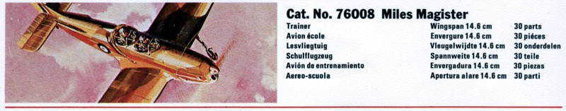 Miles Magister in NOVO 1978 Catalog