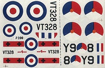 1/72 Gloster Meteor F. Mk.IV - NOVO decal sheet