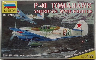 Zvezda 1/72 P-40 Tomahawk