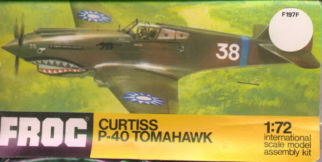 FROG 1:72 Curtiss P-40 Tomahawk