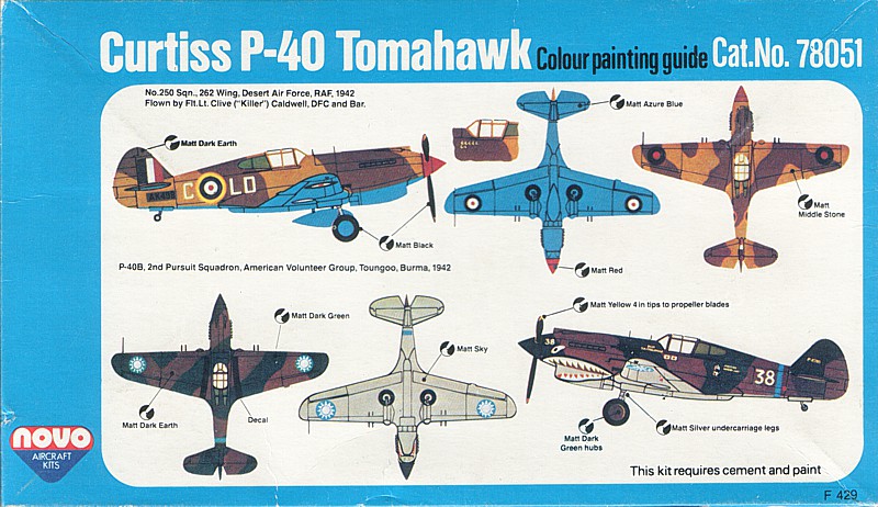 NOVO 1/72 P-40B Tomahawk