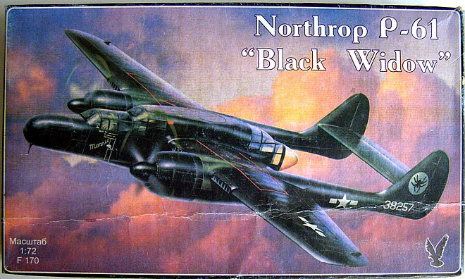 1/72 Northrop P-61 Black Widow - украинская перепаковка модели НОВО