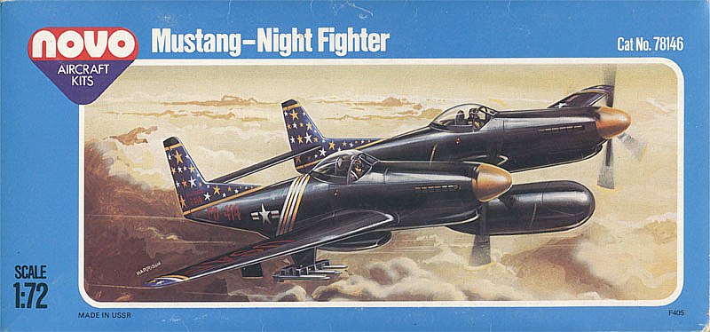 1/72 North American F-82F/G Twin Mustang - NOVO kit